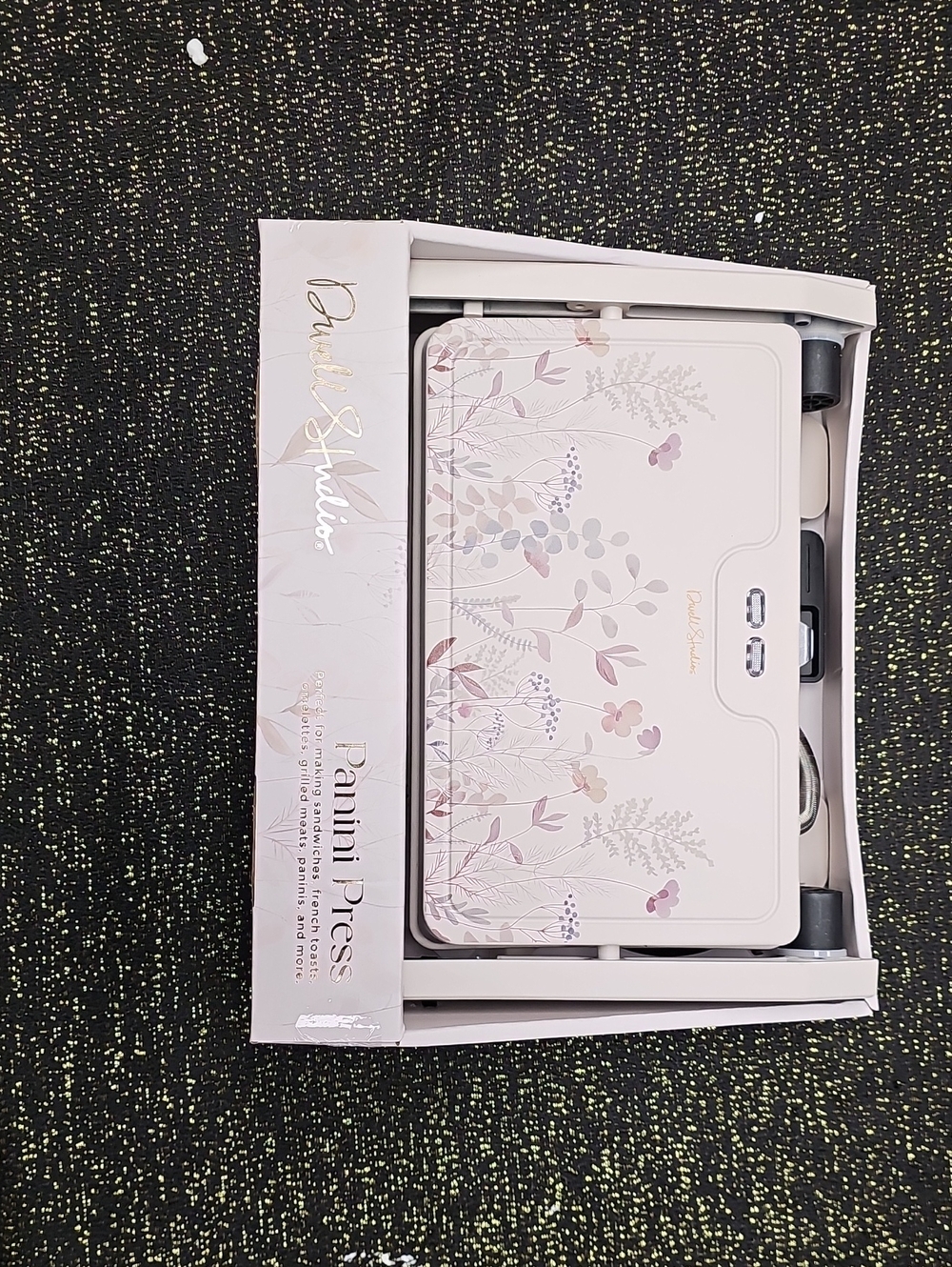 Floral Pink Panini Press by